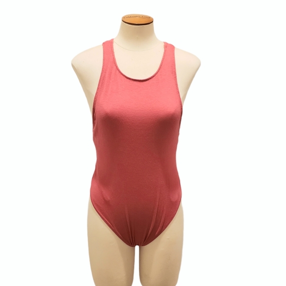 Free People Up And Around Bodysuit Cherry Red - Picture 5 of 9